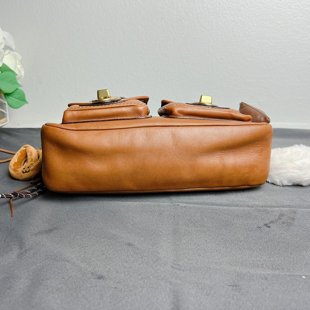 Coach Vintage Y2k Legacy Turnlock Shoulder Bag F12868 - Gem